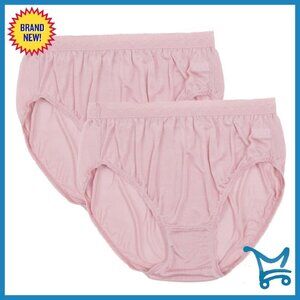 Plus Size 100% Silk Stretch Bikini Panties Briefs Women's Underwear